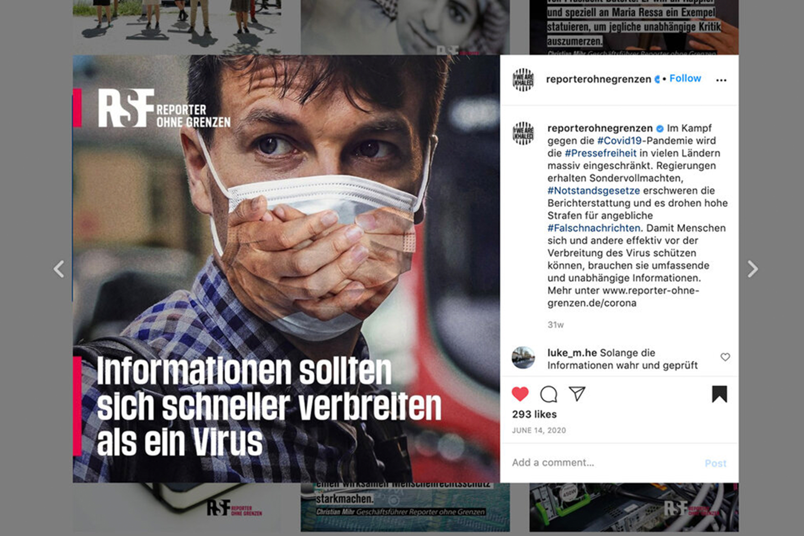 Seriously, this is all organic engagement. RSF_insta2