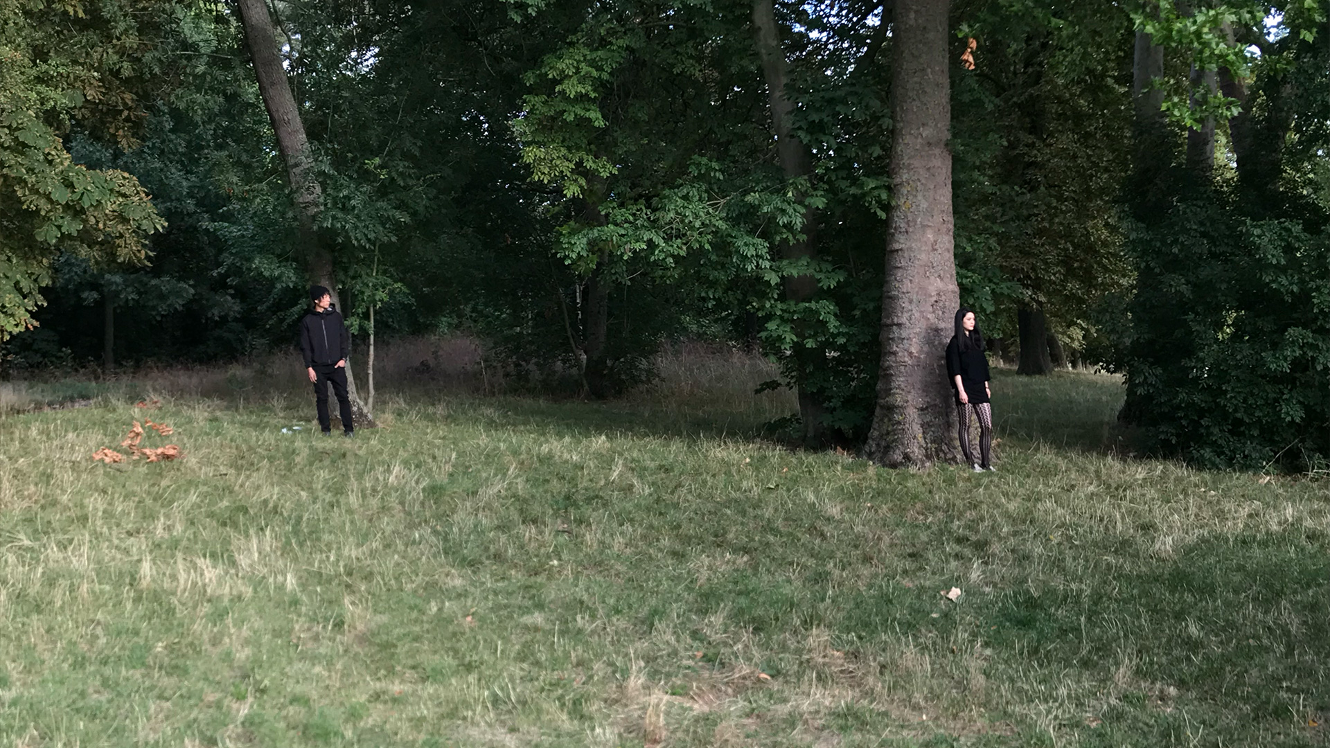 Very casual posing near trees. As you do on Tuesdays. nonotak123